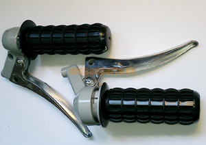 Griffe grau, Gas, Bremse, Kupplung oder Hinterradbremse