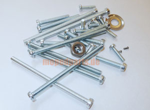 Schraubensatz für Motor, Zündapp Bergsteiger M50, M25