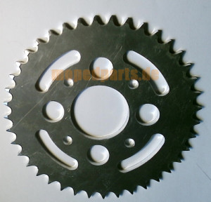 Hercules Kettenrad 40 Zähne Lochkreis 76 mm, Sachs Nabe 123 aus ALU