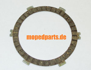 Kupplungslamelle Zündapp KS 80, K80, Super, Version mit Innendurchmesser 84,8 mm, 1 Stück