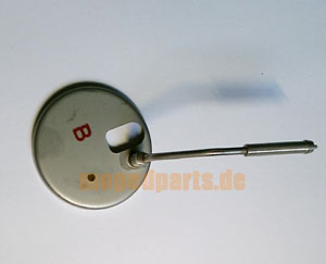 Metallverdampfer 52 mm, unbenutzt, aus Altbestand