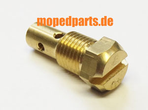 Leerlaufdüse Grösse 40, Gewinde M7, Länge 21 mm, Bing 1/19 (SLH), Zündapp KS 50