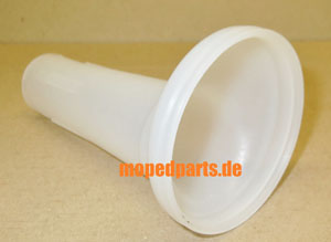 Trichter für Luftfilter Zündapp Combinette, C50 Super, dünnes Rohr