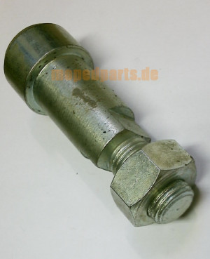 Achsaufsatz l 64mm, Durchmesser 22, 17 mm, SW 12mm, M12x1,25 mm