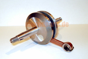 Kurbelwelle 505, Hercules Mofa, 44 mm Hub, Vollwange