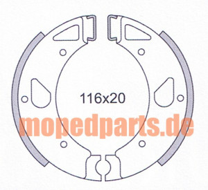 Griffbezüge Domino, schwarz, 22+24x118 mm