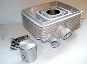 Kolben Parmakit für Zylinder Zündapp KS 50 WC 45 mm, 70 ccm, Größe B