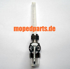 KARCOMA Benzinhahn,Metall mit Schauglas und Filter