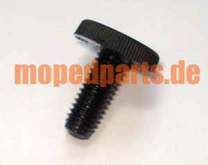 Rändelkopfschraube M6x16mm, Seitendeckel Hercules, Kunststoff