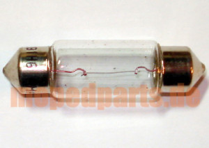 Glühbirne Soffitte 6V - 15W, 14x44 mm