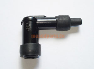 Kerzenstecker NGK 1k-Ohm entstört, LB01F SW, 90 Grad