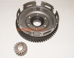 Kupplungskorb + Antriebszahnrad Sachs 50/2, 50/3, 50/4 (Zahnradantrieb)
