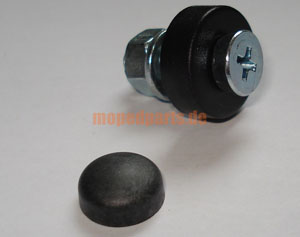 Nummernschildschraube schwarz, M6x20 mm