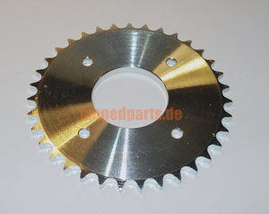 Hercules K50 SX, RX, SE, RE, SL, Kettenrad 35 Z., Nachbau 7 mm B