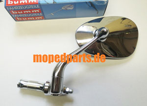 Schwenkspiegel BUMM 913/3VL, Hercules, Zündapp, Puch, Kreidler