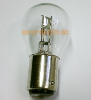 Glühbirne Sockel BAX15d, 6V, 18/18 Watt, 15mm