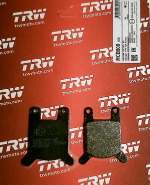 Bremsbeläge Hercules Ultra, Zündapp KS80 50, KX 5, TRW Lucas