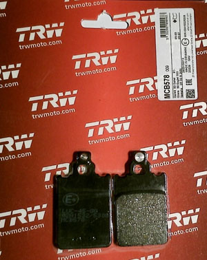 Bremsbeläge Hercules ZX 1, TRW