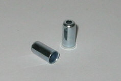 2 Endhülsen Bowdenzug / bowden cable bush 4,9 mm