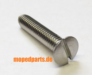 Linsensenkschraube M4x20 mm für Distanzstück Schutzblech, Zündapp KS 50, Edelstahl