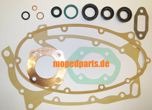 Dichtsatz Zündapp KS 50 mit Flachdichtungen und Dichtringen (Viton)