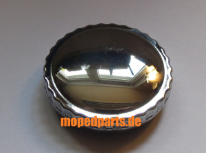 Tankdeckel Chrom 30 mm, Mofa Moped, Hercules Zündapp