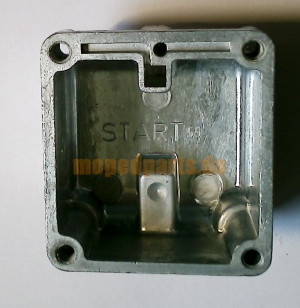 Schwimmerkammer Bing Typ  Typ 15, 16, 17, 18, Ausführung 55, Überlauf hinten rechts