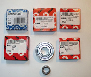 Lagersatz Zündapp 5-Gang 284/517 KS 50