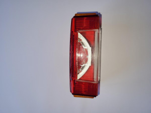 ULO254  Ersatzglas Rücklicht ULO  254 20 v3, mit Reflektoren, original, Hercules, Zündapp, Puch, Kreidler