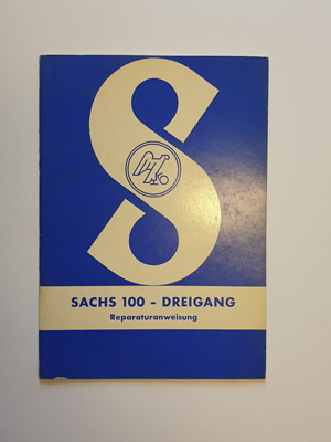 Reparaturanweisung, gebraucht, Sachs 100-Dreigang