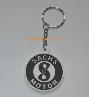 Schlüsselanhänger Sachs rund