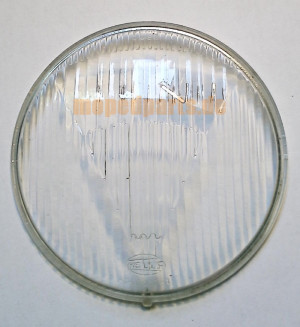 Scheinwerferglas, Streuscheibe Hella 3-12060-1, 111,8 / 104,5 mm aus Altbestand