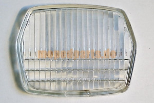 Scheinwerferglas, Streuscheibe eckig K11831, 93x73,5 aus Altbestand