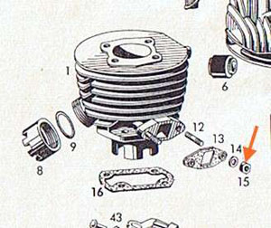 Mutter M5 Edelstahl Ansaugkrümmerbolzen Sachs 50
