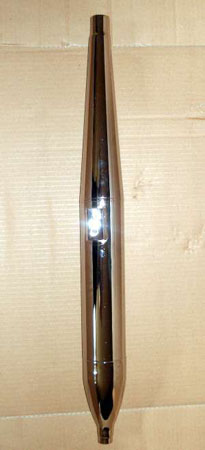 Auspuff 28 mm Zigarrenform für Kreidler