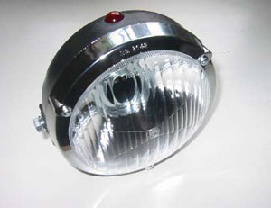 Mofa Scheinwerfer rund Hercules Zündapp 120mm