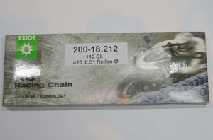 Esjot Kette 1/2 x 1/4 8,51 mm, 110 Glieder