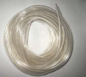 Benzinschlauch 5x8 Innen/Aussendurchmesser, transparent