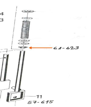 Sicherungsring für Startschieber Bing 81, Sachs Saxonette