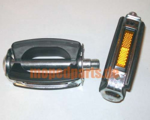 Pedale Mofa, Moped, 1 Paar, mit Katzenaugen