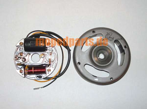 Zündanlage 6V 17W für Hercules Prima Mofa, M-Reihe mit 505 Motor, 50/2, 50/3