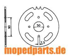 Kettenrad 42 Z., für Puch M50 Jet