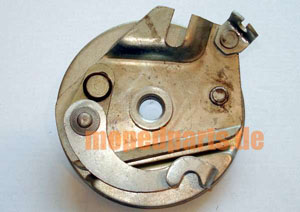 Bremsankerplatte, 92 mm, mit Haken