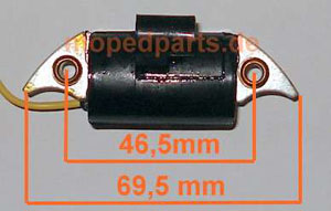 Zündspule Zündapp Hercules Solo, Ersatz für Bosch 2 207 031 052/071