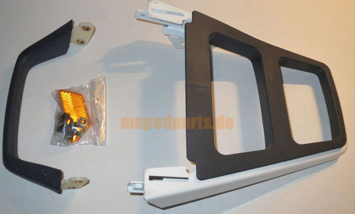 Gepäckträger mit Griff Peugot, Hercules, weiss