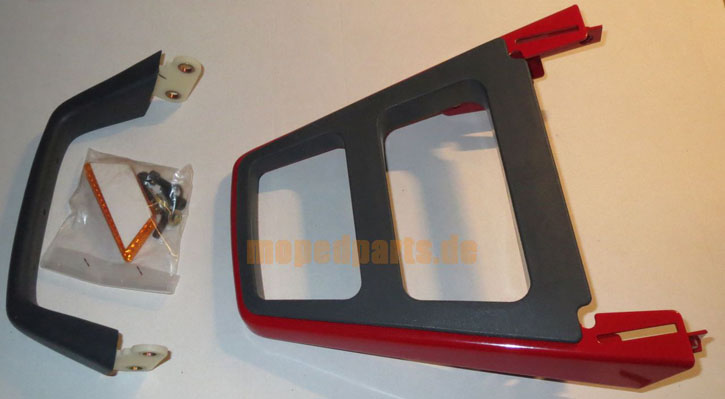 Gepäckträger mit Griff Peugot, Hercules, rot