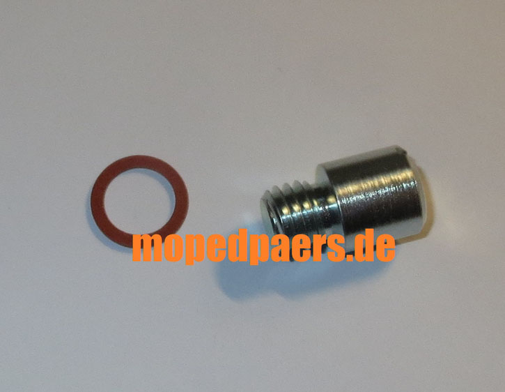 Verschlusschraube für Zylinder ohne Deko, M10, Sachs 50, Hercuels Prima, Sachs 504, 505