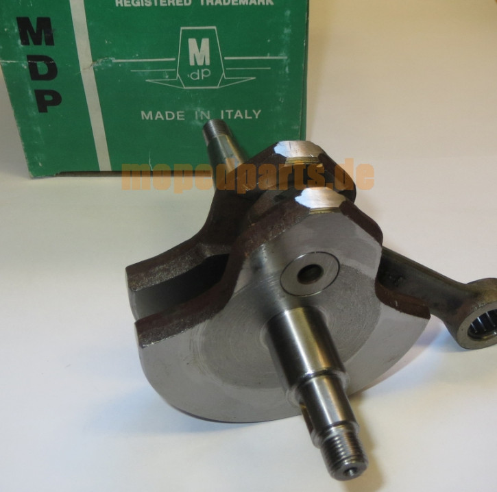 Kurbelwelle Sachs 50/3 + 50/4 , 17 mm Version, MDP aus Italien, Altbestand