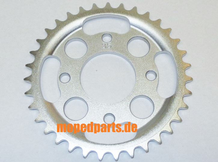 Kettenrad 35 Z, sprocket Hercules K50 Sprint (115er Nabe), Nachbau