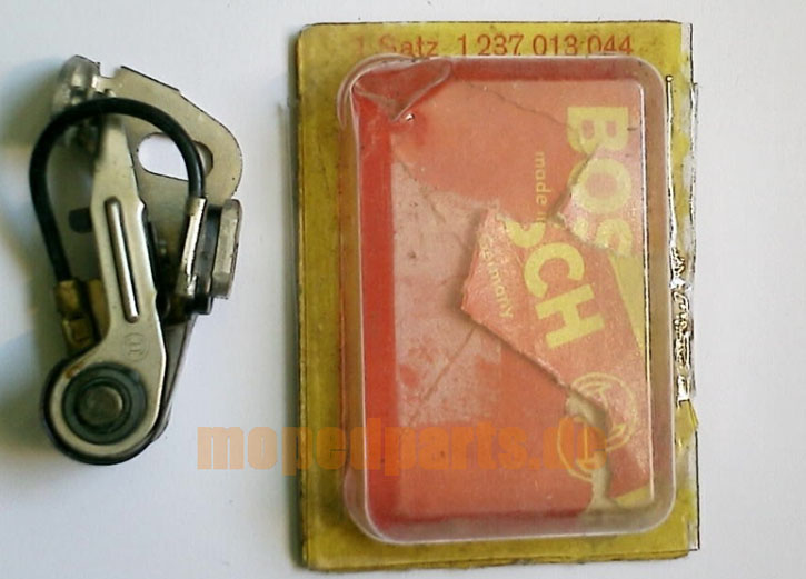 Unterbrecher, Kontaktsatz, Bosch 1237013044, aus Altbestand